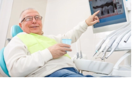 Patient smiling after gentle tooth extraction at PAR Dental Springboro